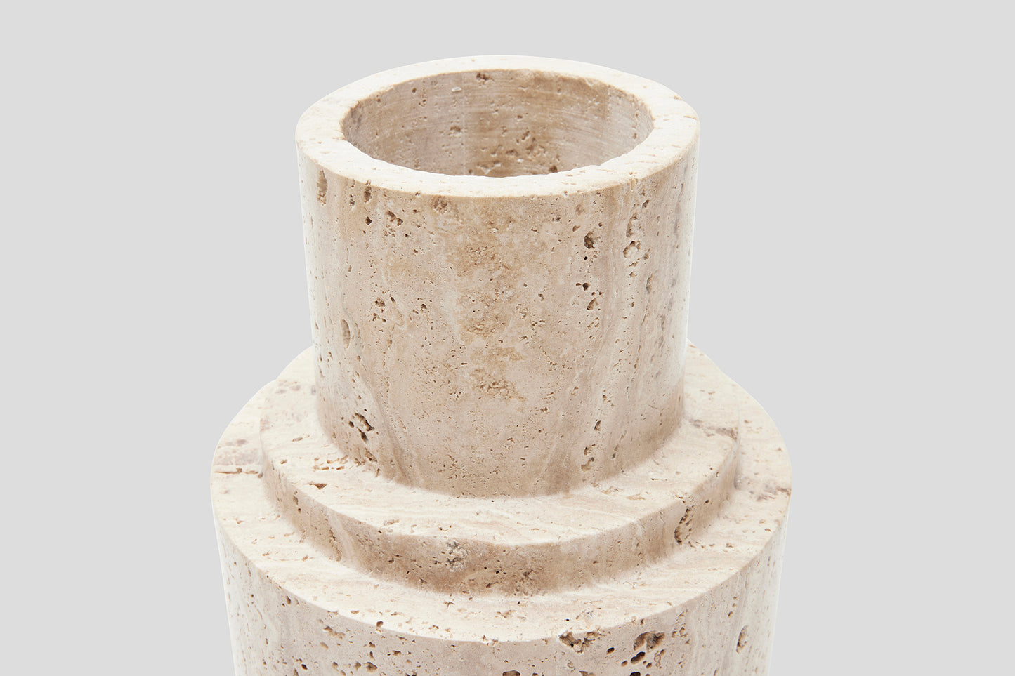Pillar Vase Travertine