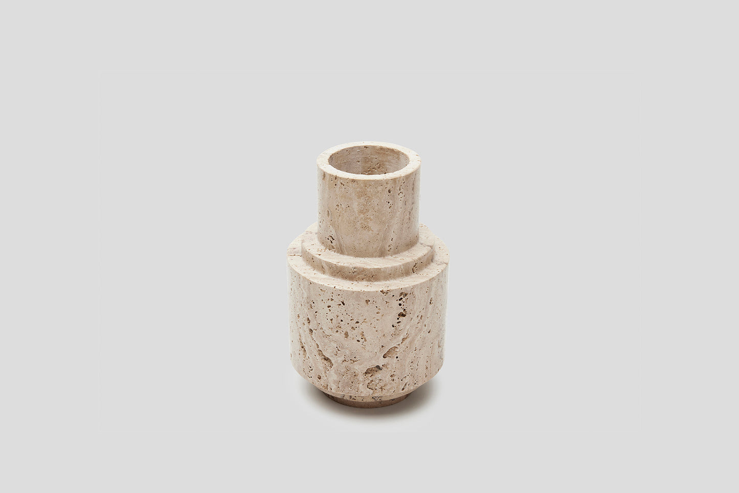 Pillar Vase Travertine