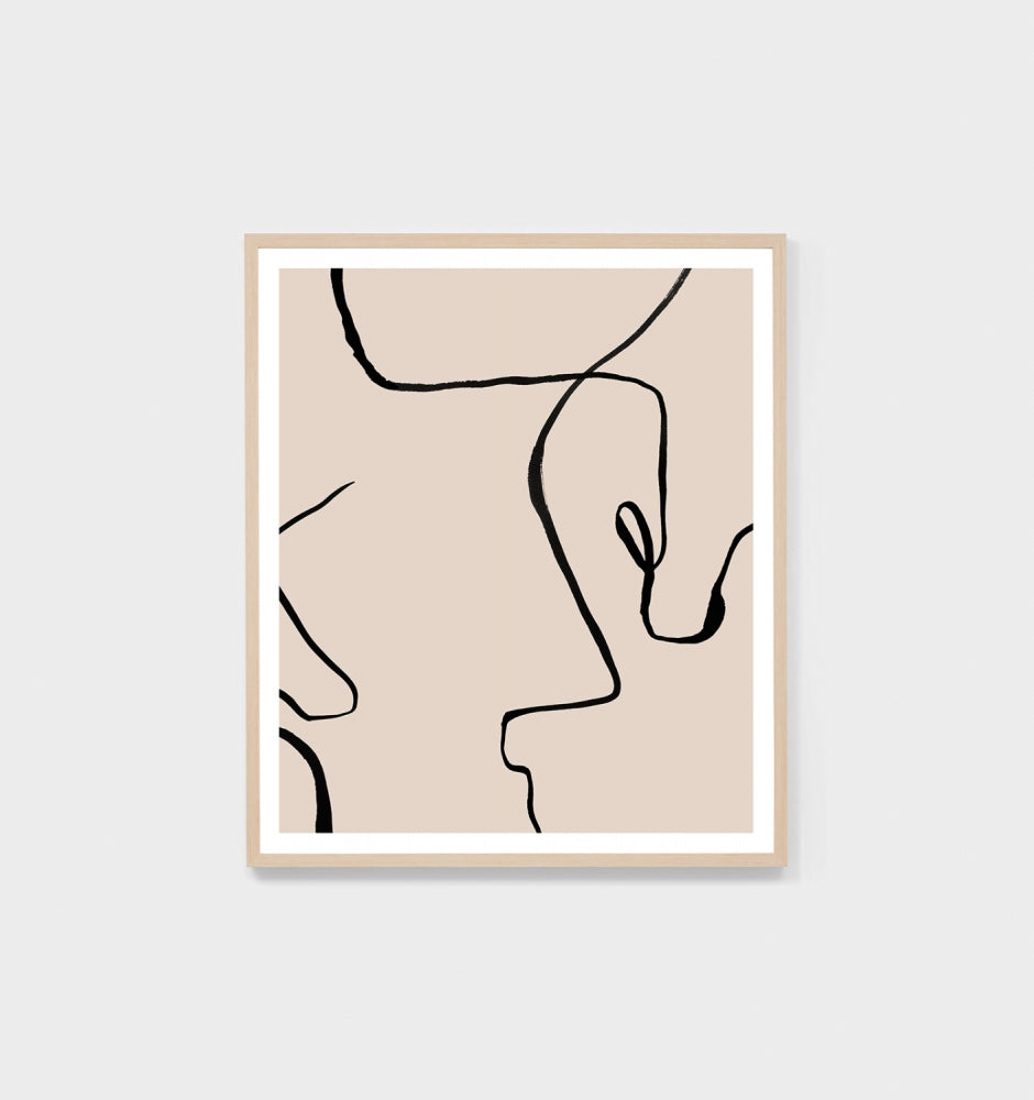 Lines Nude 2 Print