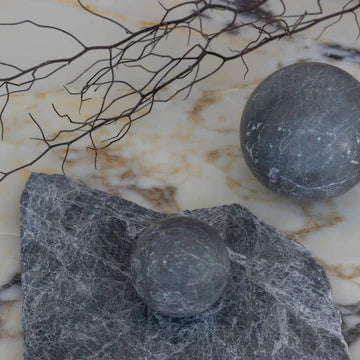 Orbit Table Sculpture Large - Tundra Grey