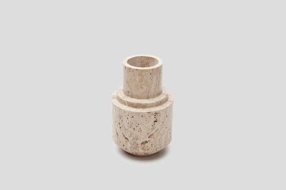 Pillar Vase Travertine