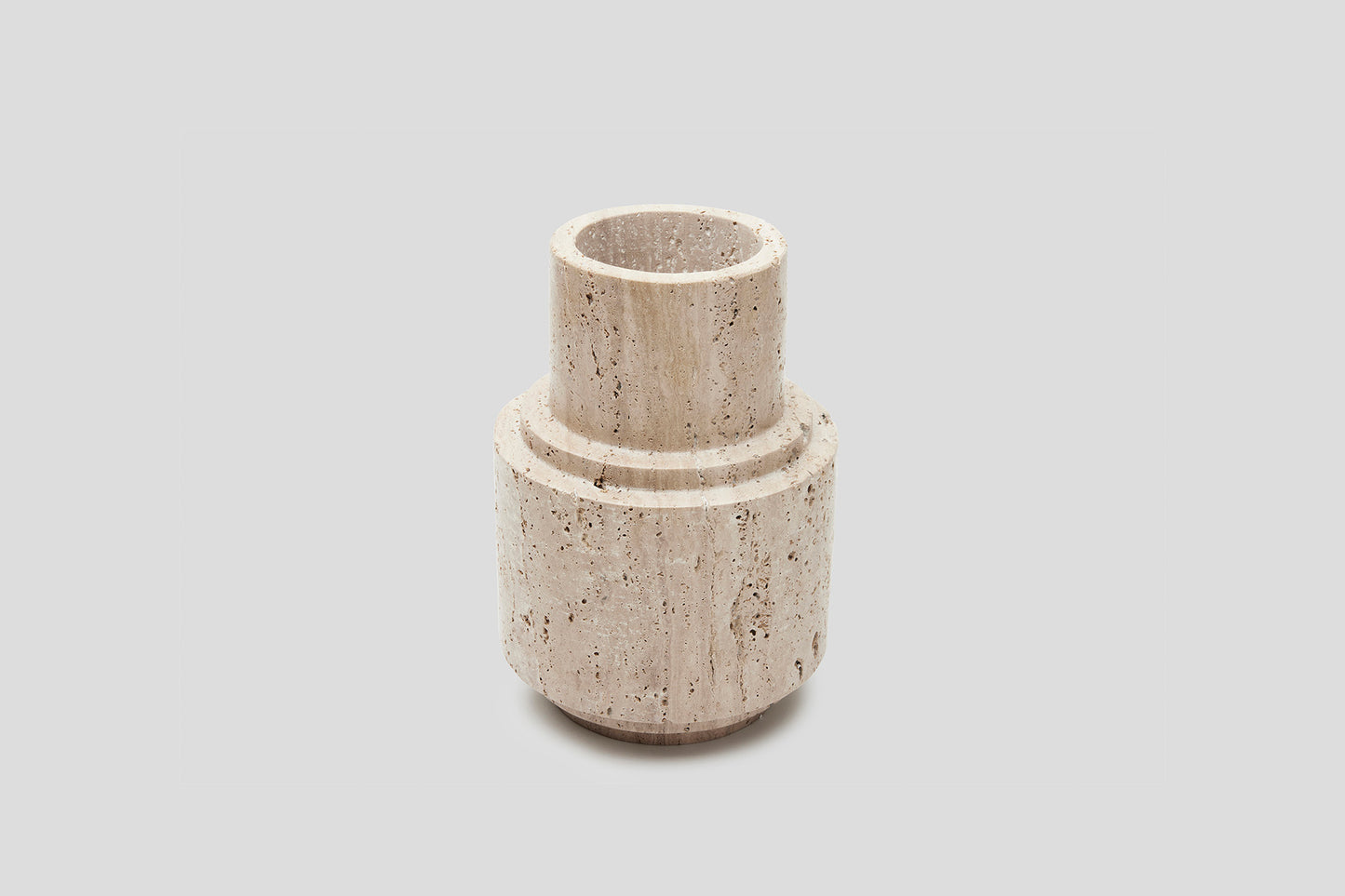 Pillar Vase Travertine