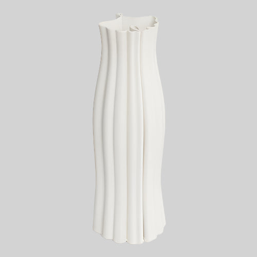 Ava White Vase