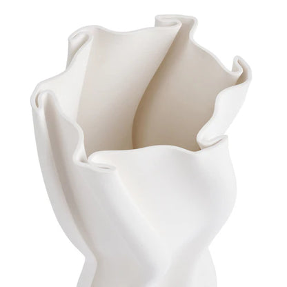 Rosa White Vase