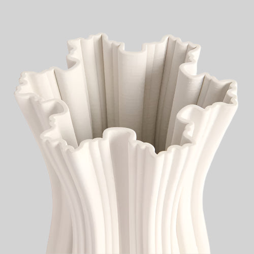 Gemma White Vase