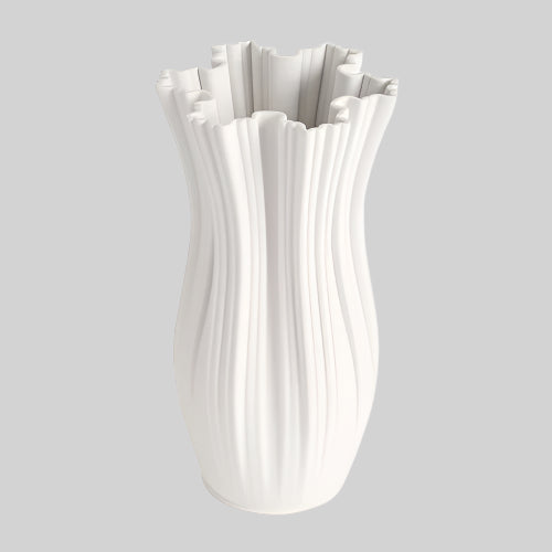 Gemma White Vase