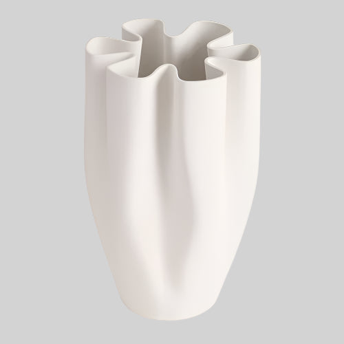 Aurora White Vase Large