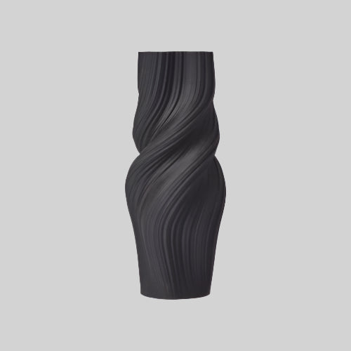 Willow Black Vase