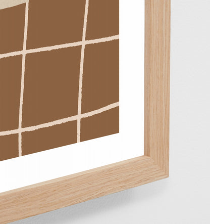 Abstract Nutmeg 2 Print