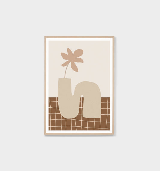 Abstract Nutmeg 2 Print