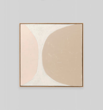 Ellipse Blush Framed Painting