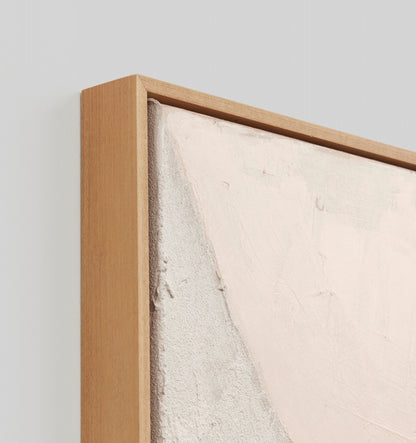 Ellipse Blush Framed Painting