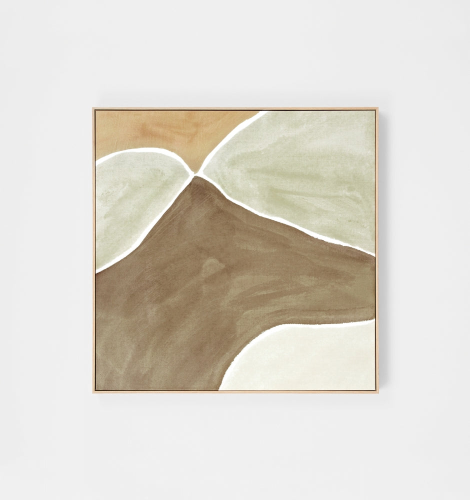 Jude Sand 2 Framed Canvas