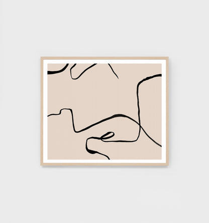 Lines Nude 2 Print