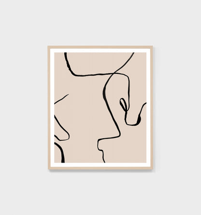 Lines Nude 2 Print