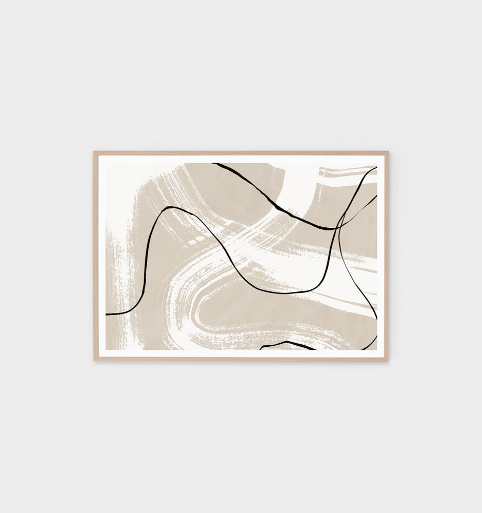 Organic Contours 1 Print