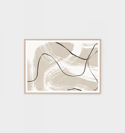 Organic Contours 1 Print