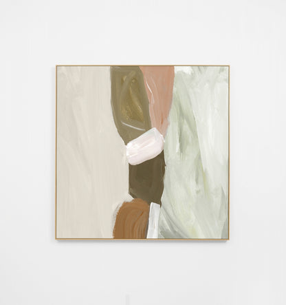 Organic Reflection Khaki Canvas