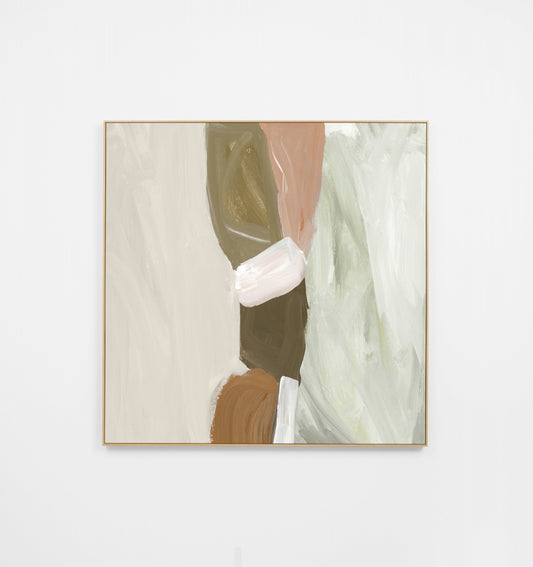 Organic Reflection Khaki Canvas