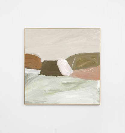 Organic Reflection Khaki Canvas