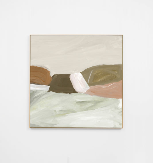 Organic Reflection Khaki Canvas