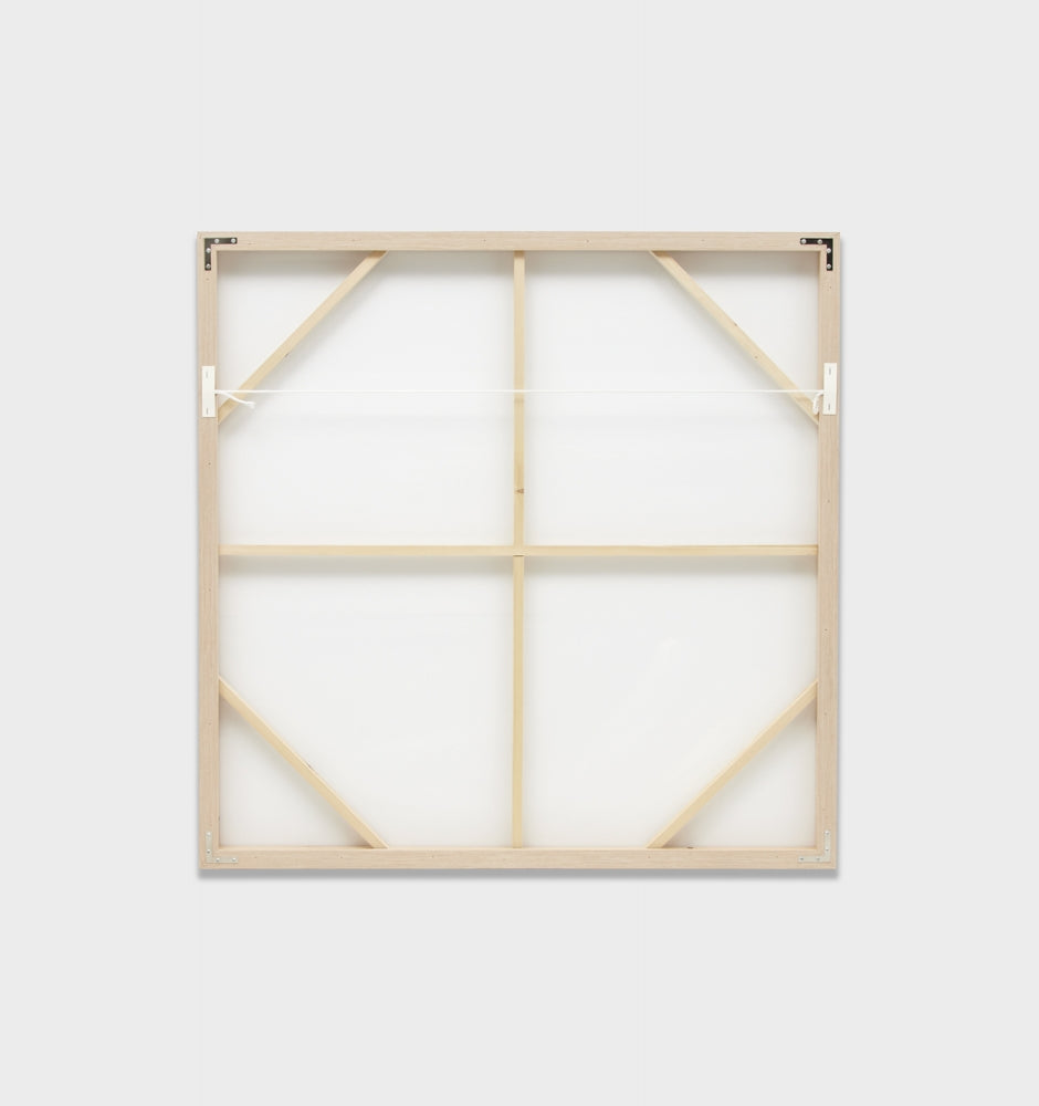 Peaceful Muse Sand Framed Canvas