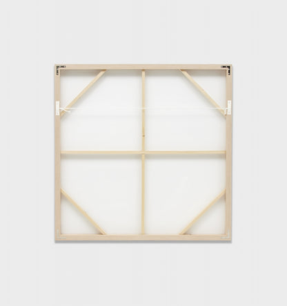 Peaceful Muse Sand Framed Canvas