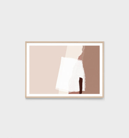Torn Abstract Blush Print