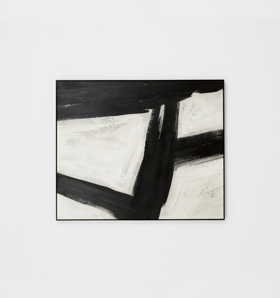 Xander Black 2 Framed Canvas