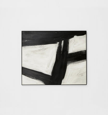 Xander Black 2 Framed Canvas