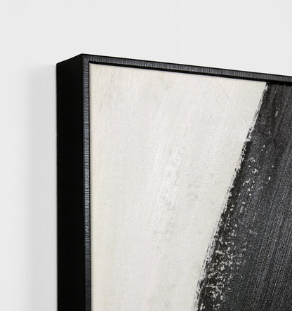 Xander Black 2 Framed Canvas