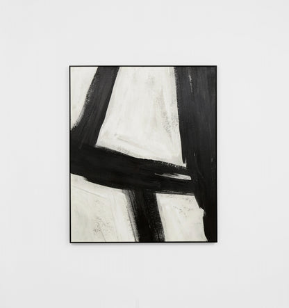 Xander Black 2 Framed Canvas